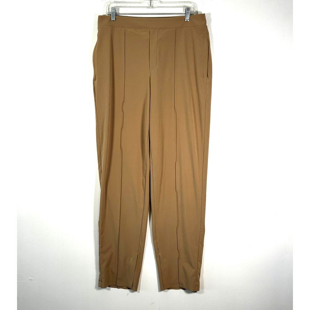 Athleta Brooklyn Heights High Rise Pant Size 14T Tall Tapestry Gold Tan - Picture 3 of 10